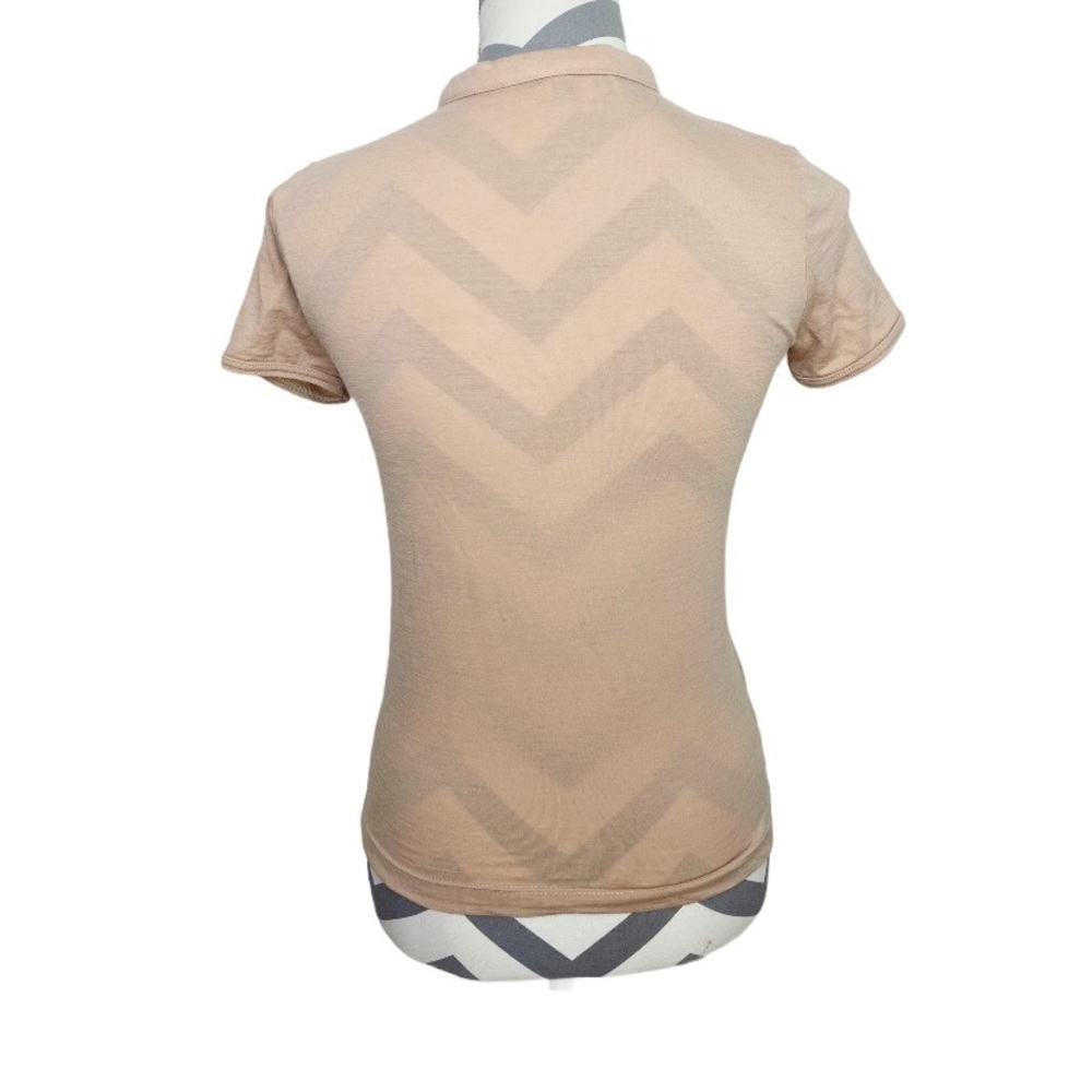 BARBARA Bui Paris Cashmere Blouse Tan - Picture 4 of 4